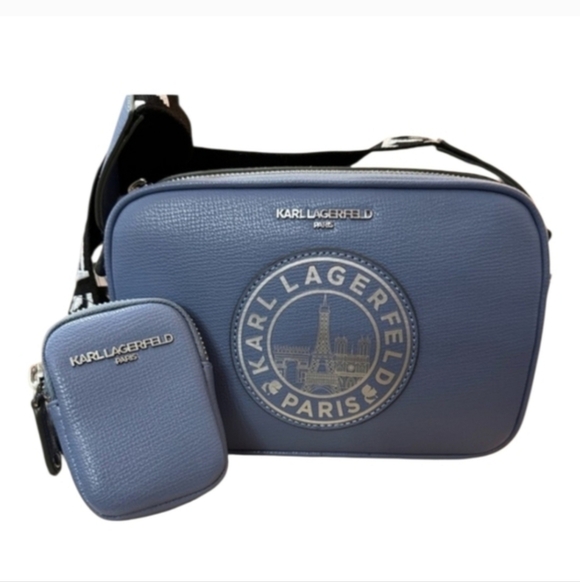 Karl Lagerfeld NEW Blue Crossbody Bag Set - Picture 9 of 9